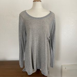 Gray Knit Eileen Fisher Lightweight Sweater